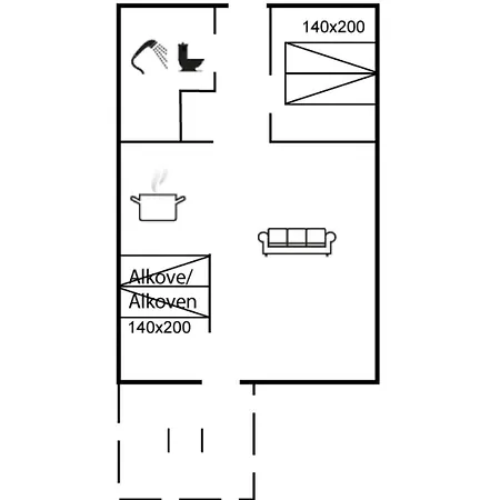 Kauko - 150m From The Sea By Interhome Leilighet